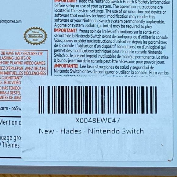 Hades New Nintendo Switch Game - Picture 2 of 3